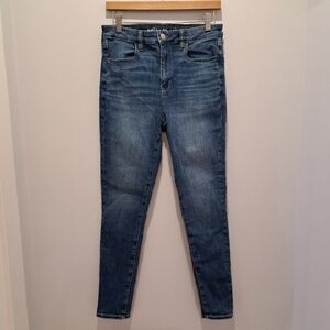 American Eagle Next Level Stretch Skinny Jegging Indie Rockstar Jeans Womens 8